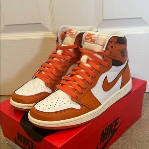 Nike Women’s Air Jordan 1 High - Orange Brown White